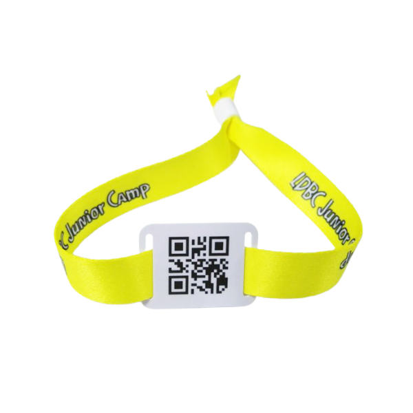 Custom Printed NFC Fabric Wristband – Elastic Woven RFID Event Bracelets for Festivals, Sports & Access Control
