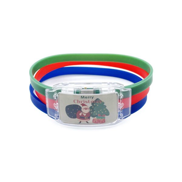Glowing LED Silicone Wristbands – Custom Luminous Event Bracelets for Festivals, Concerts & Christmas Gifts (Wholesale) - Image 6