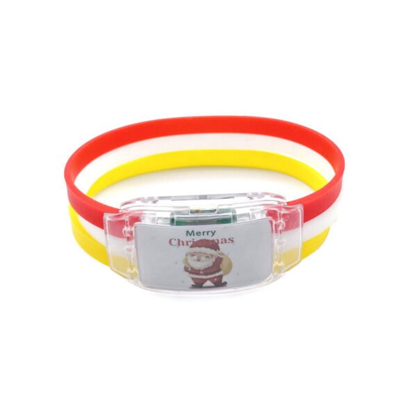 Glowing LED Silicone Wristbands – Custom Luminous Event Bracelets for Festivals, Concerts & Christmas Gifts (Wholesale) - Image 5
