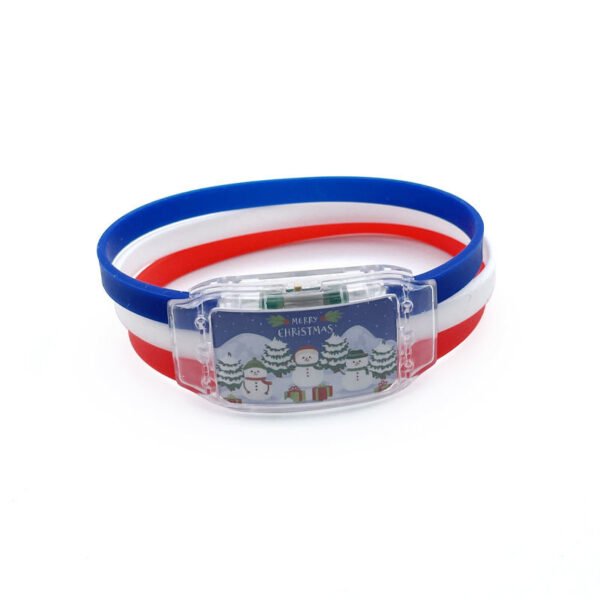 Glowing LED Silicone Wristbands – Custom Luminous Event Bracelets for Festivals, Concerts & Christmas Gifts (Wholesale) - Image 4