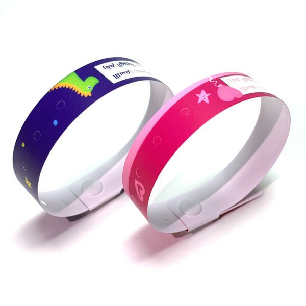 RFID Vinyl Wristbands – Custom PVC Event Bracelets with Logo & QR Code Printing for Concerts, Festivals & Hospitals - Image 2