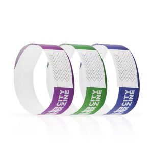 RFID Paper Event Wristbands – 13.56MHz Thermal Printable Disposable Wristbands for Concerts, Festivals & Activities