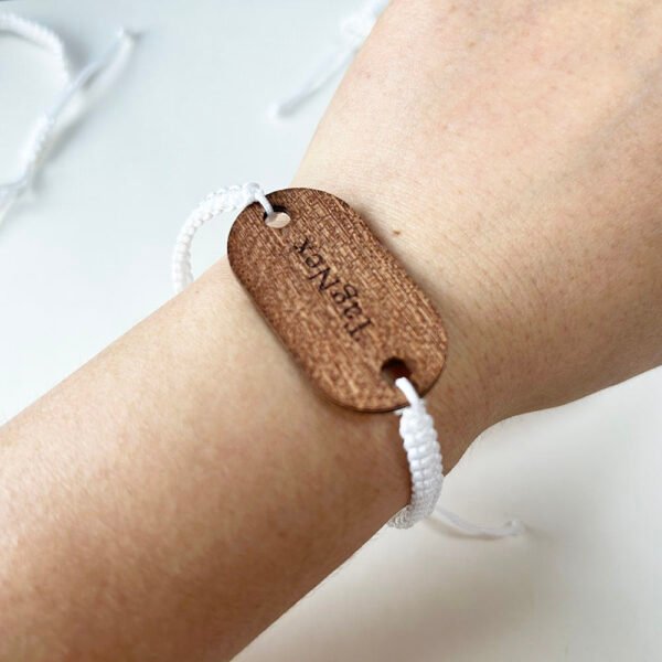 Eco-friendly Wooden NFC Wristbands – Biodegradable RFID Bracelets for Events, Payments & Access Control - Image 2