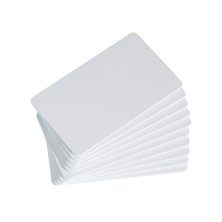 Printable White PVC NFC Card – 13.56MHz ISO14443A Blank RFID Card (Inkjet/Offset Printable)