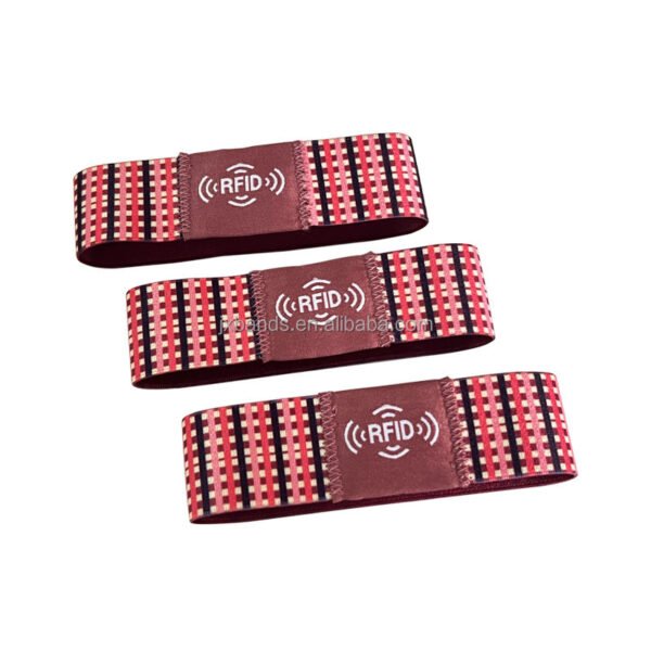 Custom RFID Elastic Fabric Wristband – Stretch Polyester Sublimation Cloth NFC Bracelet for Festivals, Events & Access Control - Image 4
