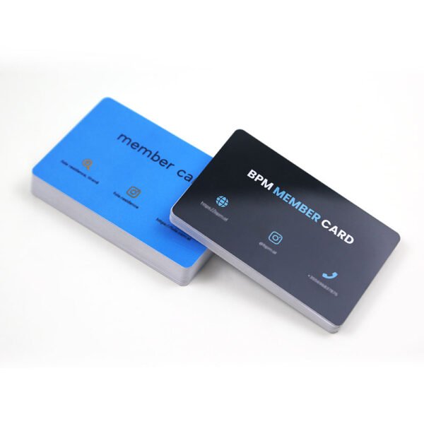 Luxury PVC NFC Business Cards – Custom Transparent High-end Plastic VIP & Membership Cards - Image 4