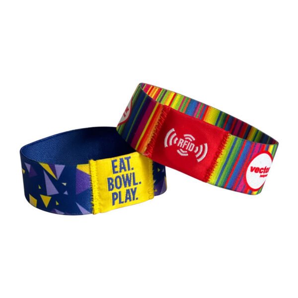 Custom RFID Elastic Fabric Wristband – Stretch Polyester Sublimation Cloth NFC Bracelet for Festivals, Events & Access Control - Image 3