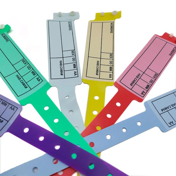 Disposable Vinyl Hospital Wristbands – Writable Patient Identification Bracelets for Healthcare & Events - Image 5
