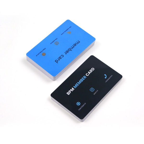 Luxury PVC NFC Business Cards – Custom Transparent High-end Plastic VIP & Membership Cards - Image 3