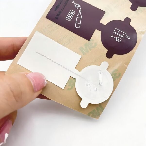 Anti-counterfeiting Tamper-proof Disposable NFC RFID Labels – Fragile Breakable Smart Label for Wine Bottles, Liquor Packaging, Cosmetics & Brand Protection - Image 3