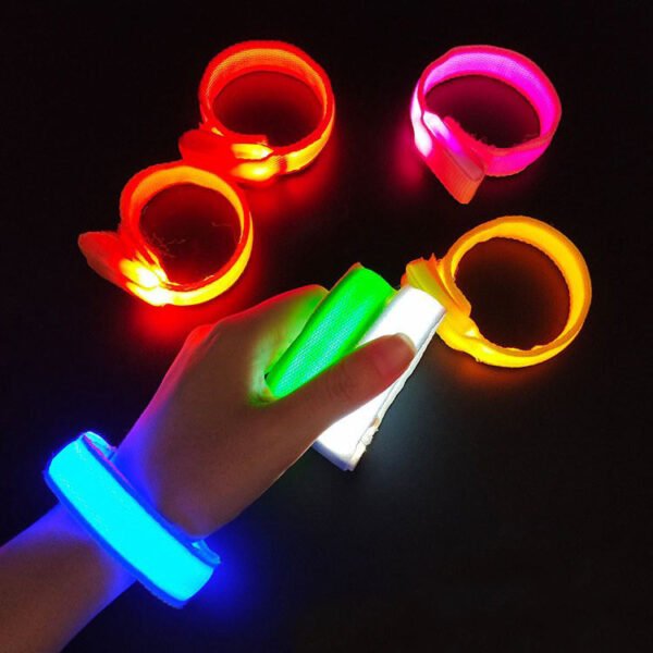 Sound-Activated LED Fabric Wristband – Custom Glowing Luminous Event Bracelets for Festivals, Concerts & Parties - Image 6