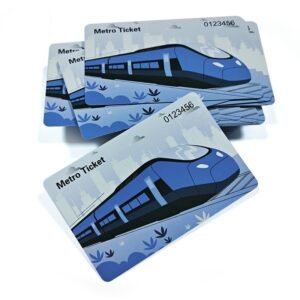 Eco-friendly 13.56MHz NFC RFID Paper Card – Waterproof Public Transport Ticket & Access Control Pass
