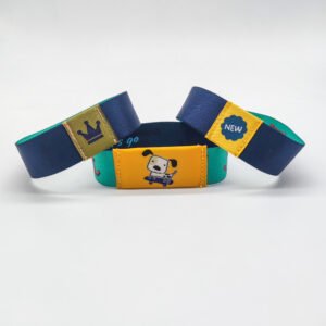 Custom Sublimation Elastic NFC RFID Fabric Wristband – Stretch Polyester Event Bracelets for Festivals, Sports & Promotions