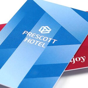 Plastic PVC T5577 Customized Smart RFID Hotel Lock Card – 125kHz Rewritable Proximity Card for Access Control