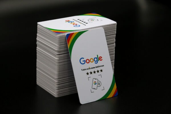 Reusable NFC Smart Review Card with QR Code – 13.56MHz RFID Tap-to-Review Business Card