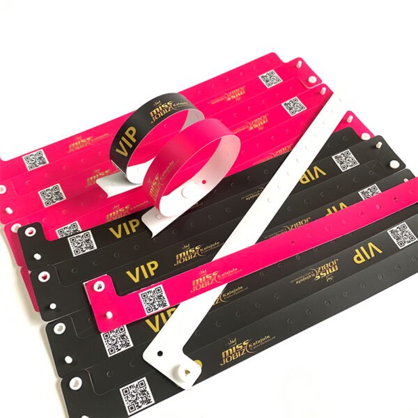 RFID Vinyl Wristbands – Custom PVC Event Bracelets with Logo & QR Code Printing for Concerts, Festivals & Hospitals - Image 6