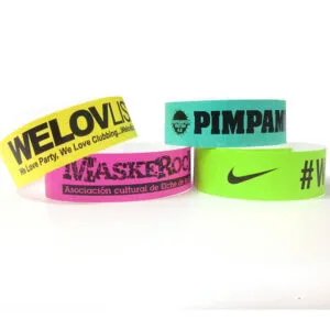Multicolor Tyvek RFID Wristbands – Waterproof Disposable Event Ticket Bracelets for Festivals, Concerts & Promotions
