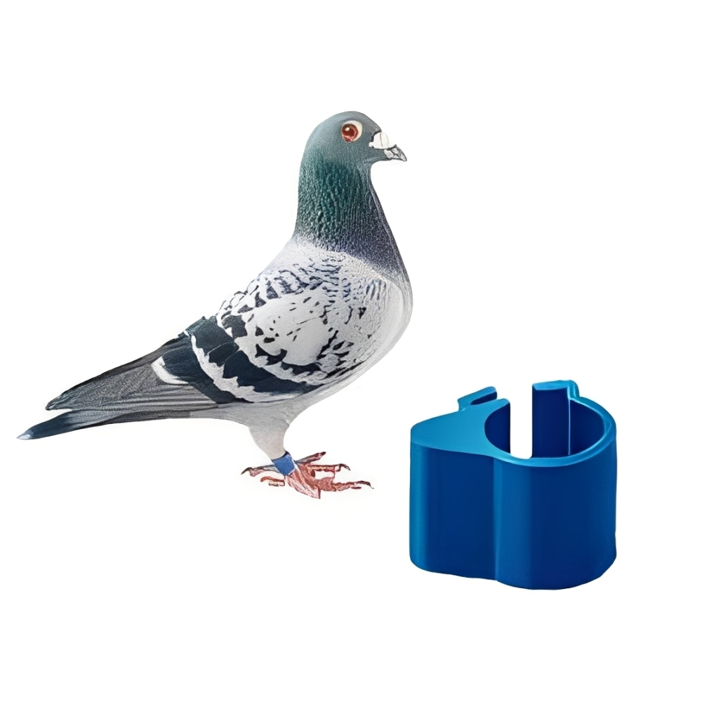 Mini UHF RFID Foot Ring with GPS Tracking – Smart 860–960MHz Tags for Pigeons, Racing Birds & Poultry Management