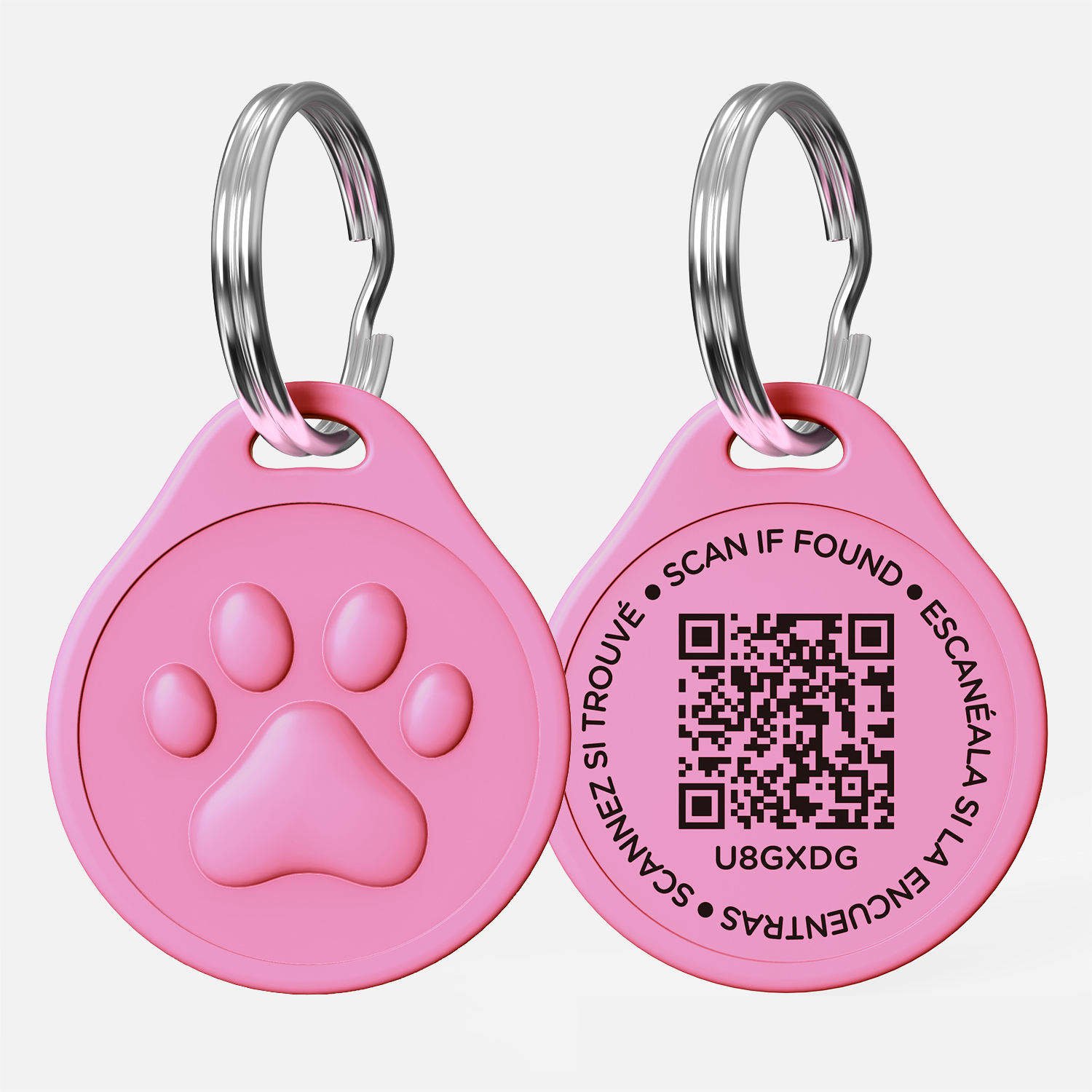 Wholesale Customizable Pet Dog Tag — Durable Waterproof QR Code ID Tag with Personalized Print for Collars - Image 5