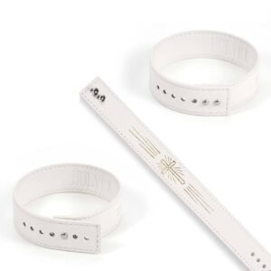 Christian Leather Bracelet with Daily Bible Verse – Cross Wristband for Men & Women with NFC Tap Uplink for Faith Sharing & Personalized Scripture