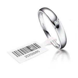 Custom Shaped Waterproof Mini Security Tracking RFID UHF Label | Passive Tamper-Proof Jewelry Label