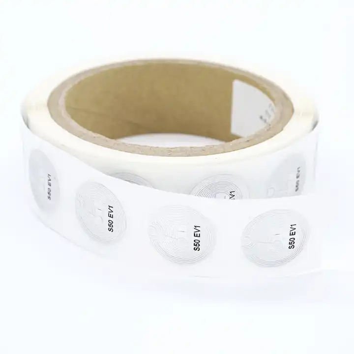 HF RFID Fragile High-Security Labels – Tamper-Proof S50/S70 13.56MHz Blank Paper RFID Smart Tag