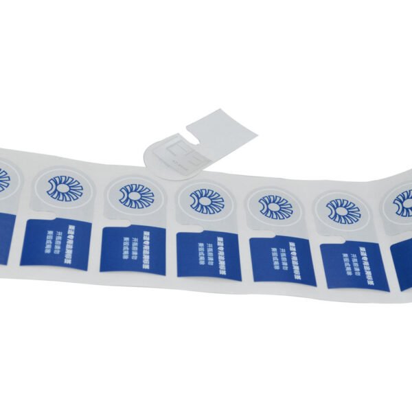 Custom Printing Anti-Counterfeit Tamper-Proof Wine Bottle NFC RFID Adhesive Label Sticker - Image 2