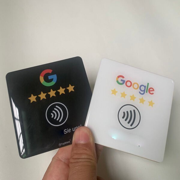 Big Size Custom NFC Sticker for Restaurants, Bars, and Events – 13.56MHz Epoxy Phone Sticker for Google Reviews & Menus - Image 4