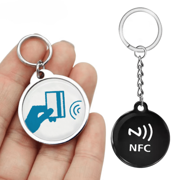 Custom Logo NFC Epoxy Keyfob – 125kHz Waterproof NFC Tag, QR Code Keychain for Access Control & Identification - Image 6