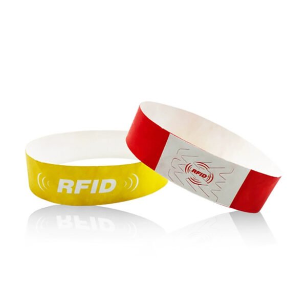 Disposable NFC Tyvek Wristband – Waterproof RFID Thermal Printable Event & Promotional Bracelet with Custom Logo and Ticket Encoding - Image 2
