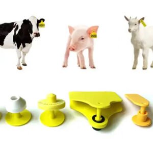 Top-Quality UHF Livestock RFID Ear Tags – Long-Range TPU Animal Identification Tags for Cattle, Sheep, and Pigs