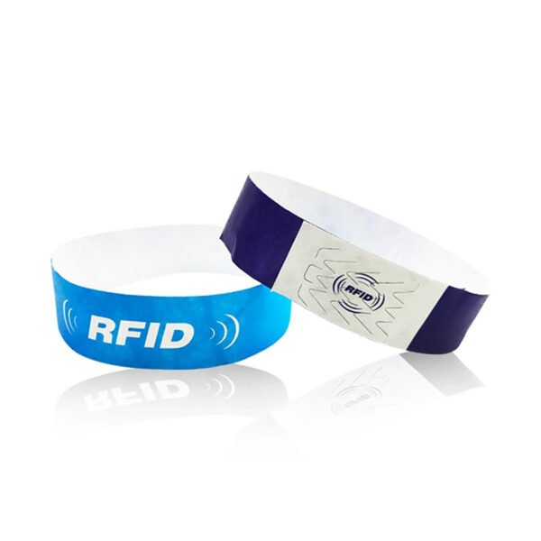 Disposable NFC Tyvek Wristband – Waterproof RFID Thermal Printable Event & Promotional Bracelet with Custom Logo and Ticket Encoding - Image 3
