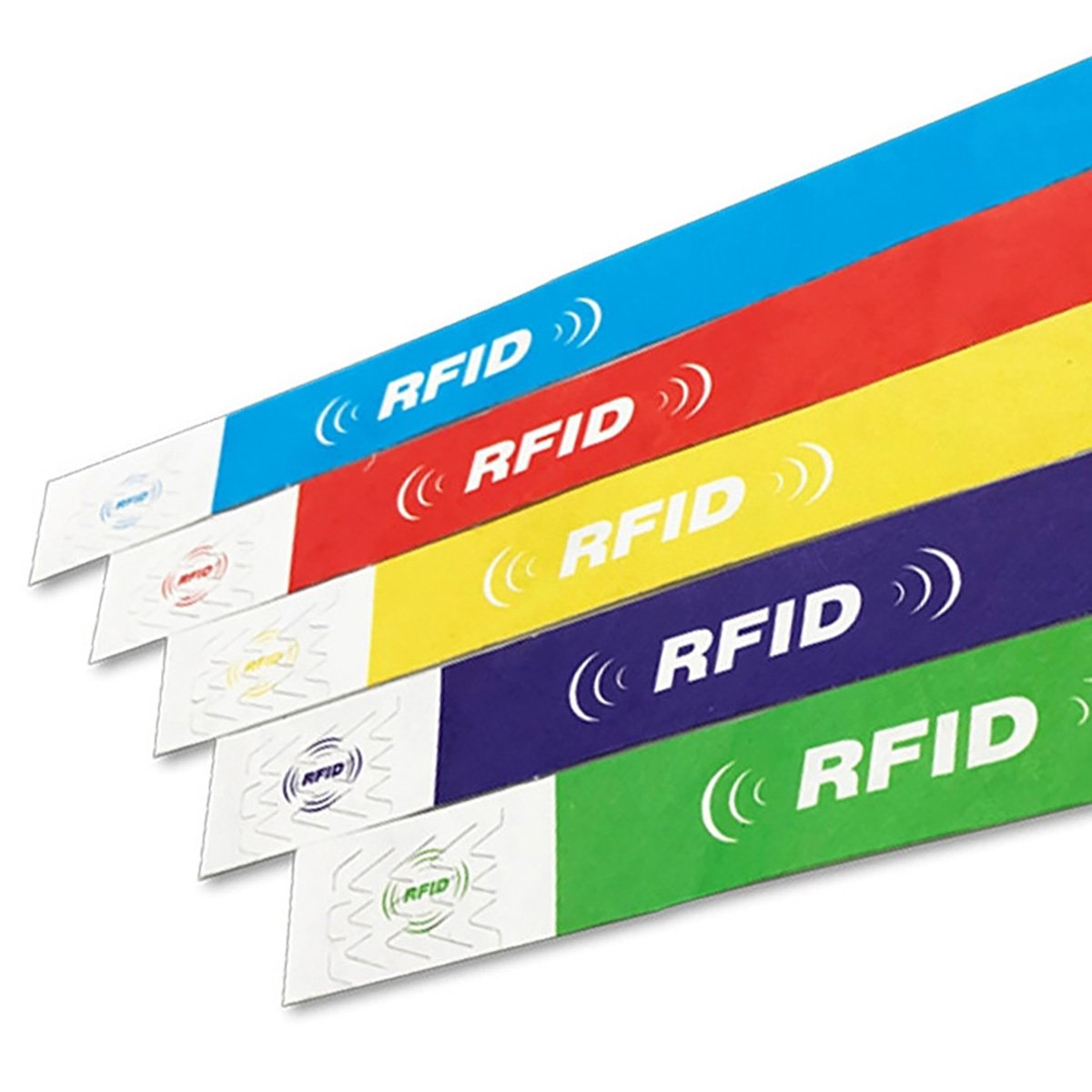 Disposable NFC Tyvek Wristband – Waterproof RFID Thermal Printable Event & Promotional Bracelet with Custom Logo and Ticket Encoding