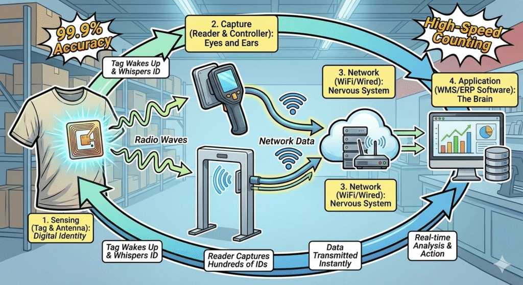 How a RFID system works